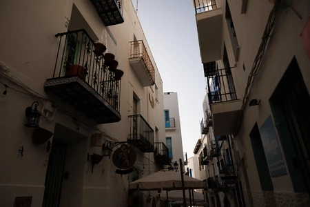 Charming Narrow Street View