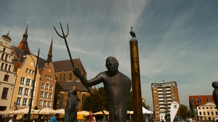 Historical Square with Sculptures