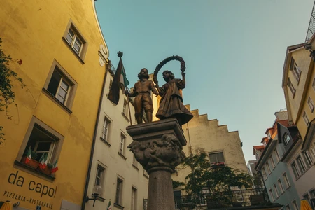 Charming Street Statue