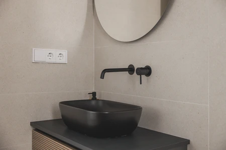 Modern Bathroom Sink Area