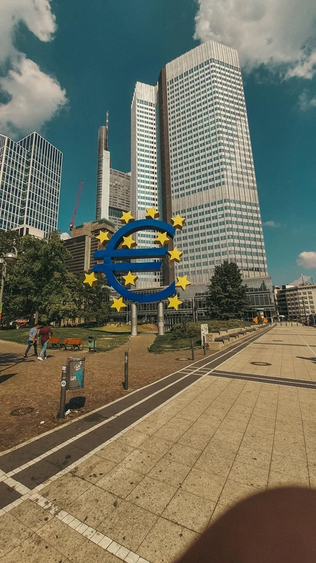 Euro Sign in Urban Setting