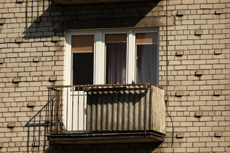 Urban Balcony Scene