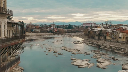 Riverside Cityscape