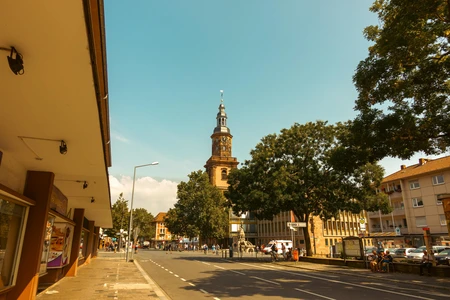 Historic Tower in Urban Setting