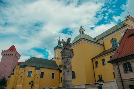 Historic Architecture Under Blue Skies