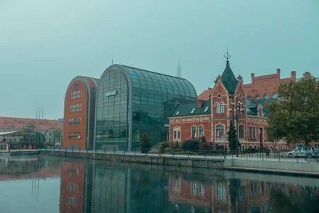 Historic and Modern Architecture by the Canal