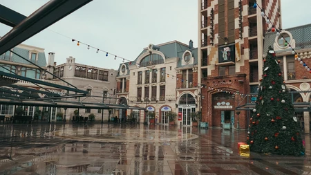 Festive European Square