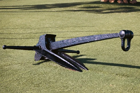 Rustic Anchor on Grass