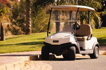 Golf Cart on Sunny Day