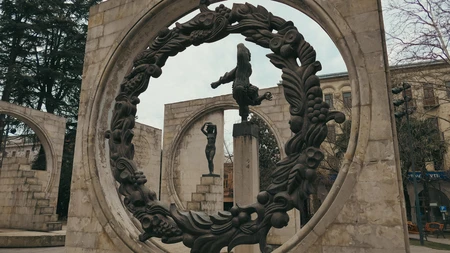 Intricate Stone and Metal Sculptures