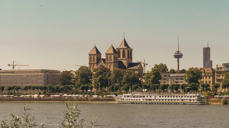 Riverside Cityscape