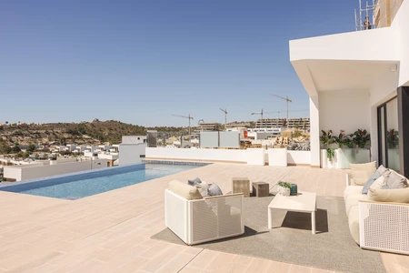 Modern Terrace with Pool