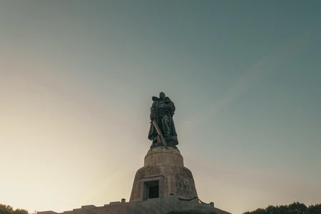 Monument Against Sunset