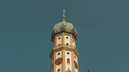 Historic Tower Against Blue Sky