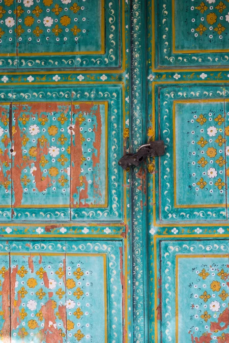 Ornate Weathered Door
