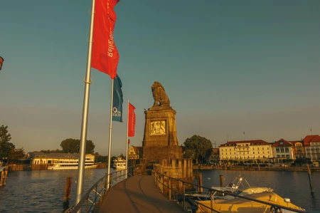 Sunset at the Harbor Monument