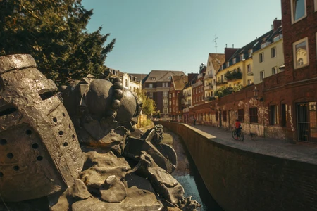 Charming European Canal
