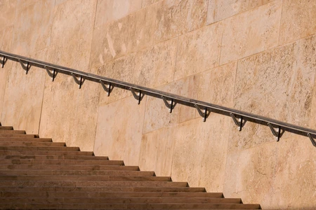 Modern Stone Stairway