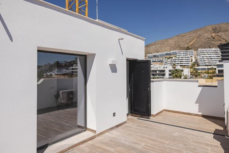 Modern Rooftop with Scenic View
