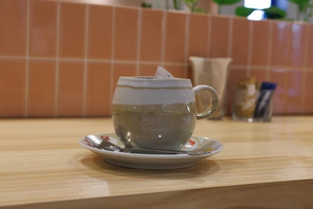 Cozy Coffee Cup on Countertop