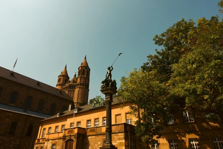 Historic Architecture and Lush Foliage