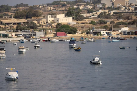 Serene Coastal Harbor View