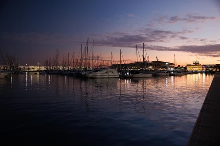 Serene Marina at Twilight