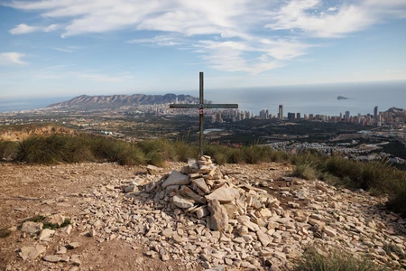 Mountain View Overlooking Cityscape