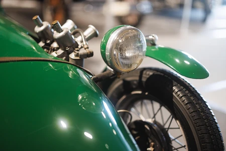Vintage Motorcycle Close-up