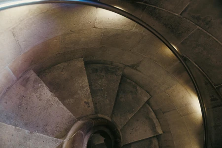 Spiral Stone Staircase