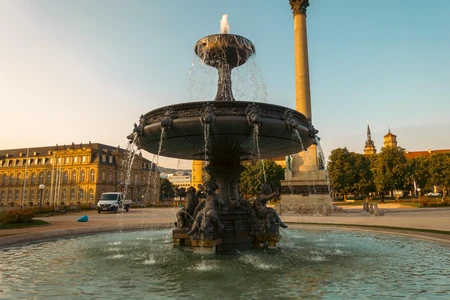 Historic Fountain in Scenic Square