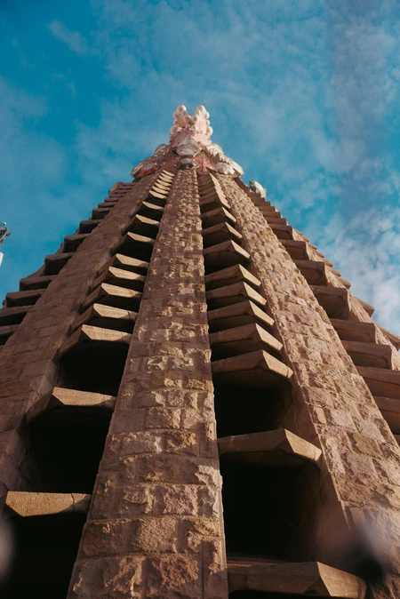 Architectural Tower Against Blue Sky
