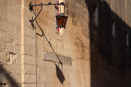 Historic Wall with Lantern