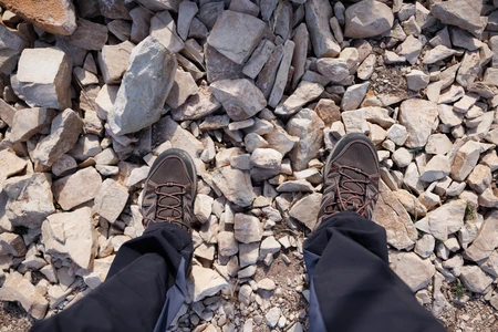 Hiking on Rocky Terrain