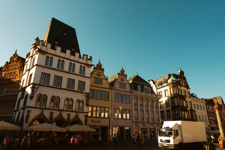 Charming European Street Scene