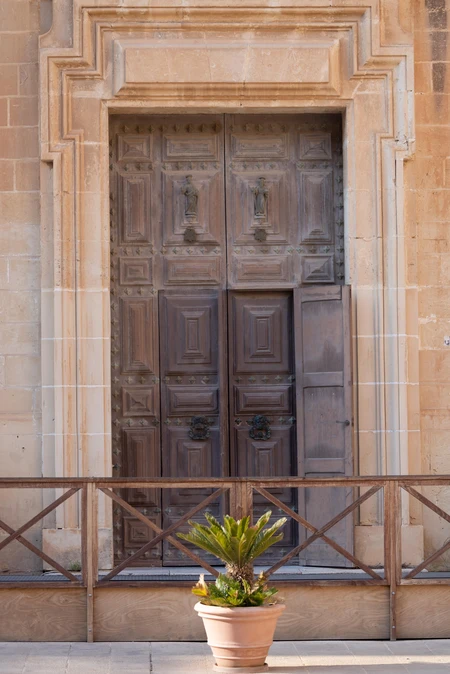 Ornate Wooden Doorway