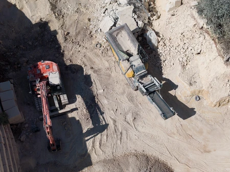 Construction Site Aerial View