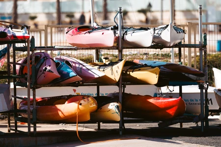Kayaks Ready for Adventure