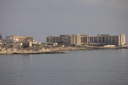 Coastal Landscape with Buildings