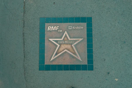 Star Plaque on Sidewalk