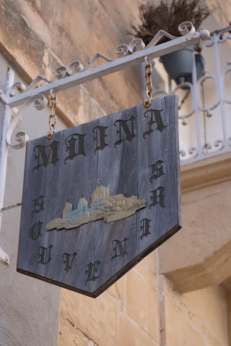 Historic Sign in Mdina