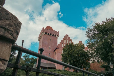 Historic Castle Under Blue Sky