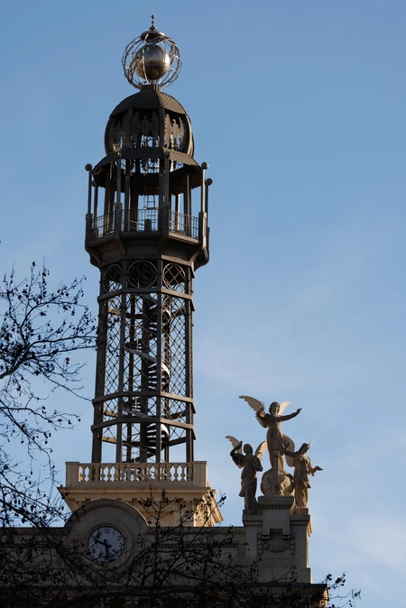 Ornate Tower and Statues