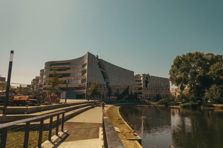 Modern Building by Riverside