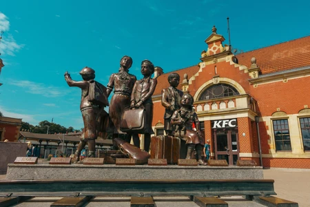 Historic Railway Station Sculpture