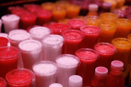 Colorful Juice Assortment