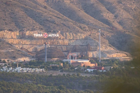 Terra Mitica Theme Park in Mountain Landscape