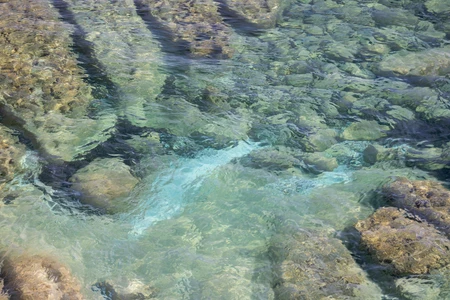 Clear Water Over Rocks