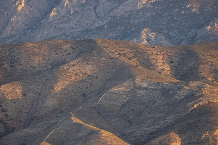 Mountain Landscape at Sunset