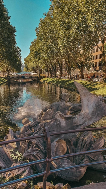 Tranquil Riverside Park
